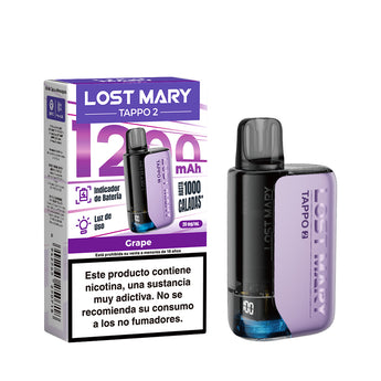Lost Mary Tappo 2 Kit Grape 20mg vaper recargable