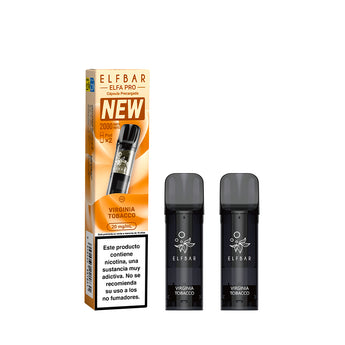 Cartucho Elfa PRO Virginia Tobacco | Cartucho Recargable España