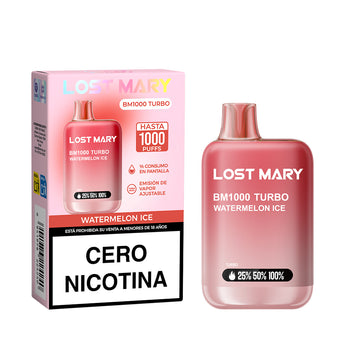 Lost Mary BM1000 Watermelon Sin Nicotina | Vape Desechable 1000 Puffs España