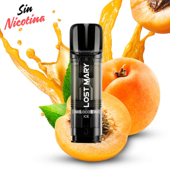 Cartucho Lost Mary Tappo Air Peach Ice Sin Nicotina | Cartucho Recargable España