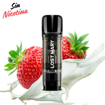 Cartucho Lost Mary Tappo Air Strawberry Ice Sin Nicotina | Cartucho Recargable España
