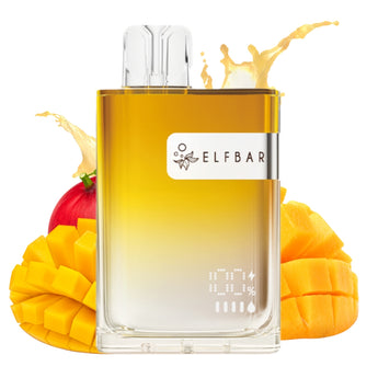 Elfbar CR8000 Mango Sin Nicotina | Vape Desechable 8000 Puffs España