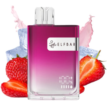 Elfbar CR8000 Strawberry Ice Sin Nicotina | Vape Desechable 8000 Puffs España