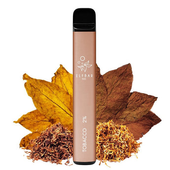 Elfbar 600 Tobacco 20mg | Vape Desechable 600 Puffs España