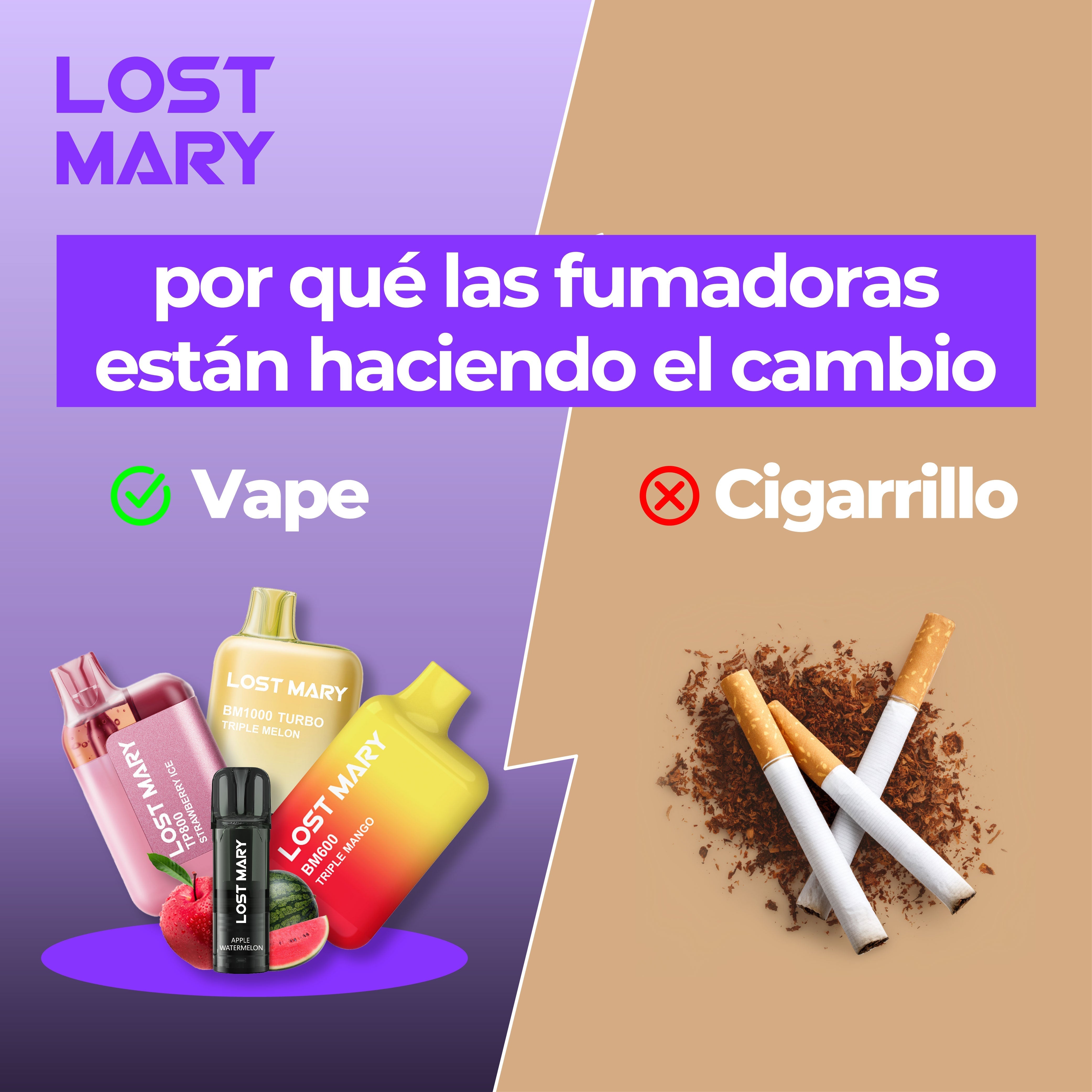 Vapeo vs Cigarrillo: Explorando Alternativas | LOST MARY - Lost Mary Vapeo vs Cigarrillo: Explorando Alternativas | LOST MARY - Lost Mary