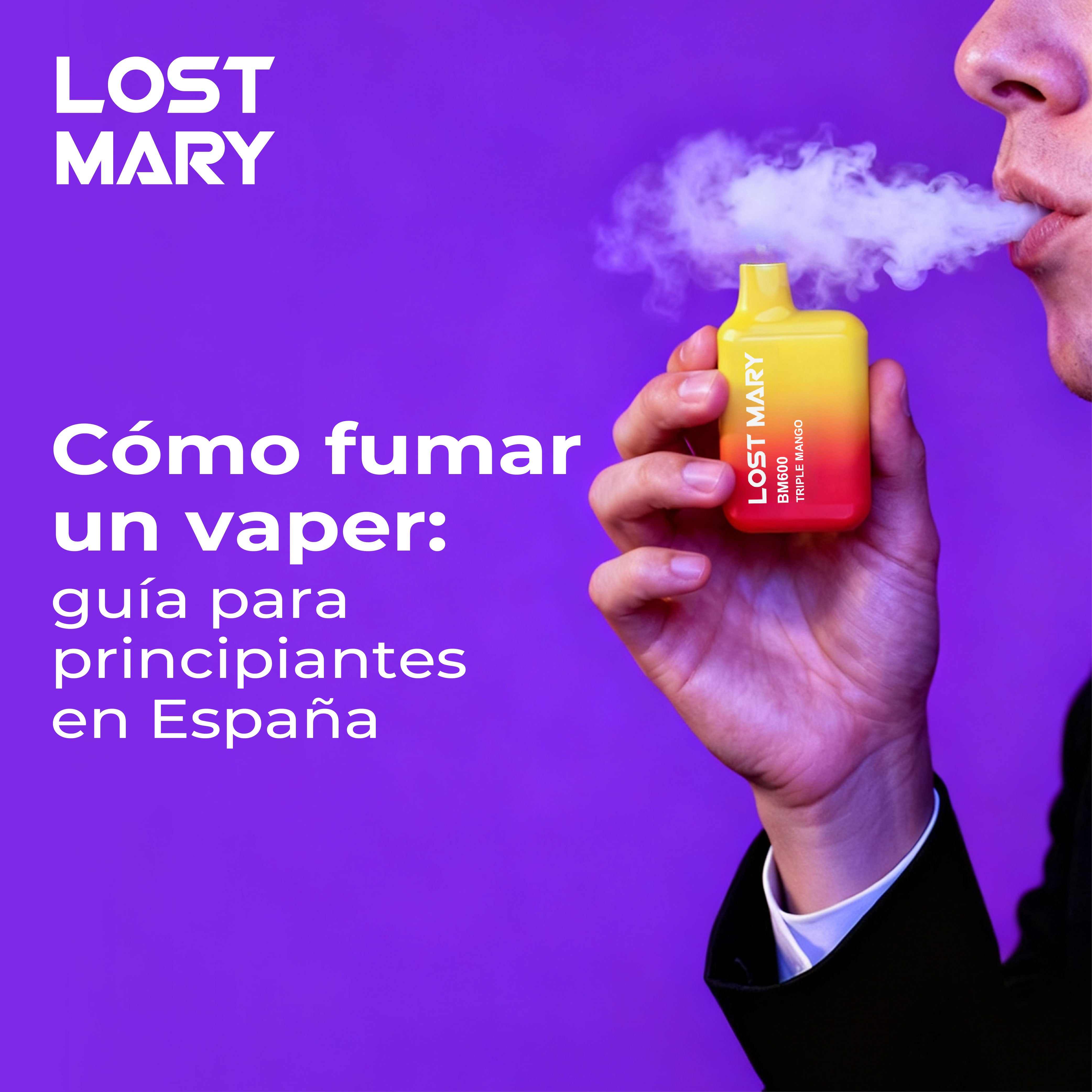 Cmo fumar un vaper: gua para principiantes en Espaa - Lost Mary Cmo fumar un vaper: gua para principiantes en Espaa - Lost Mary