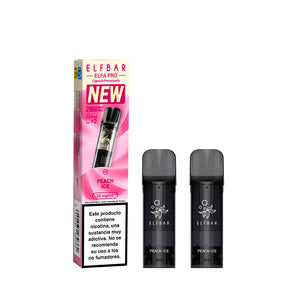 Cartucho Elfa PRO Peach Ice | Cartucho Recargable España