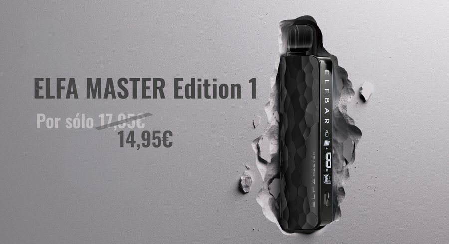 elfa master edition 1 banner con precio. Por sólo 14,95€ (antes 17,95€).